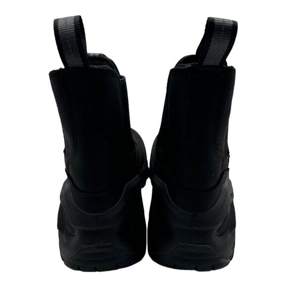 Mens Merrell Strongfield LTR Leather Chelsea SR Black Boots Pull On 14 W Wide - Picture 4 of 6